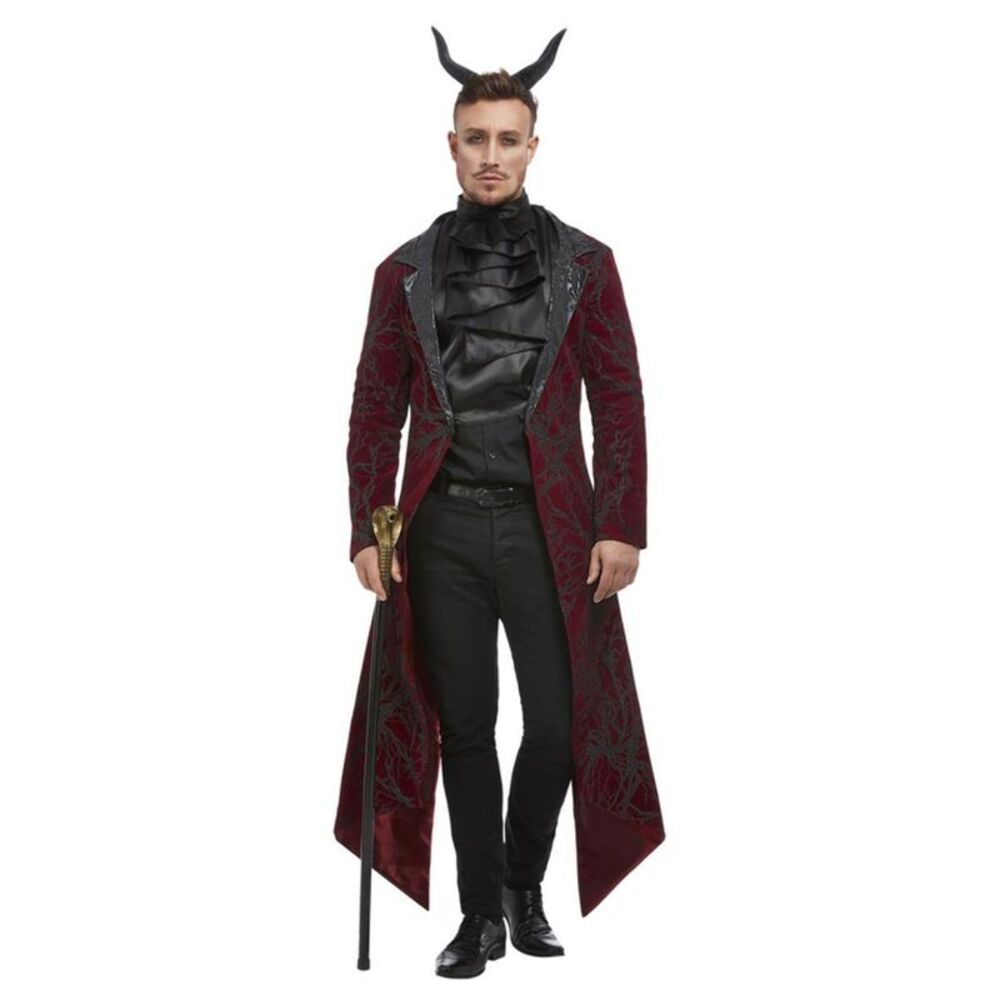Smiffys Mens Deluxe Devil Costume Set / Red/Black